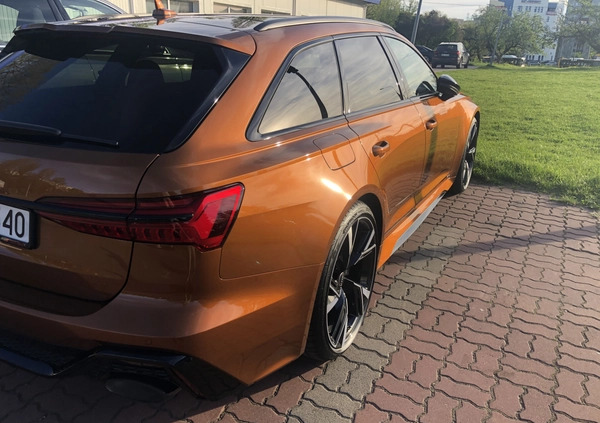 Audi RS6 cena 425000 przebieg: 133000, rok produkcji 2021 z Warszawa małe 232